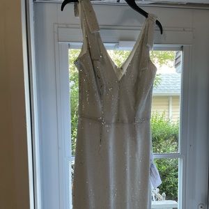 New with tags white sequin cocktail dress